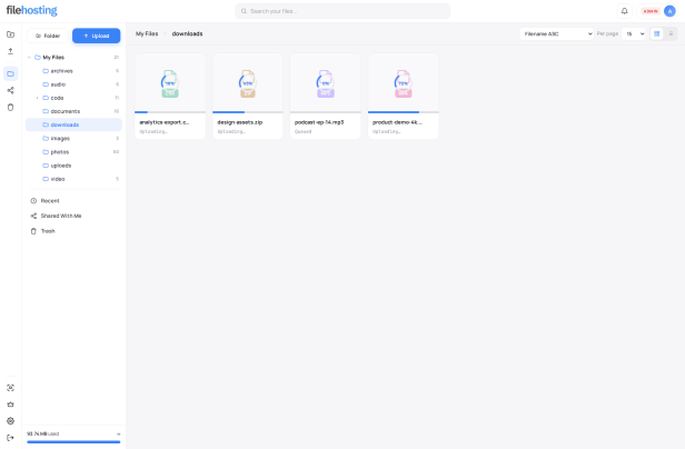 Remote Upload Progress
